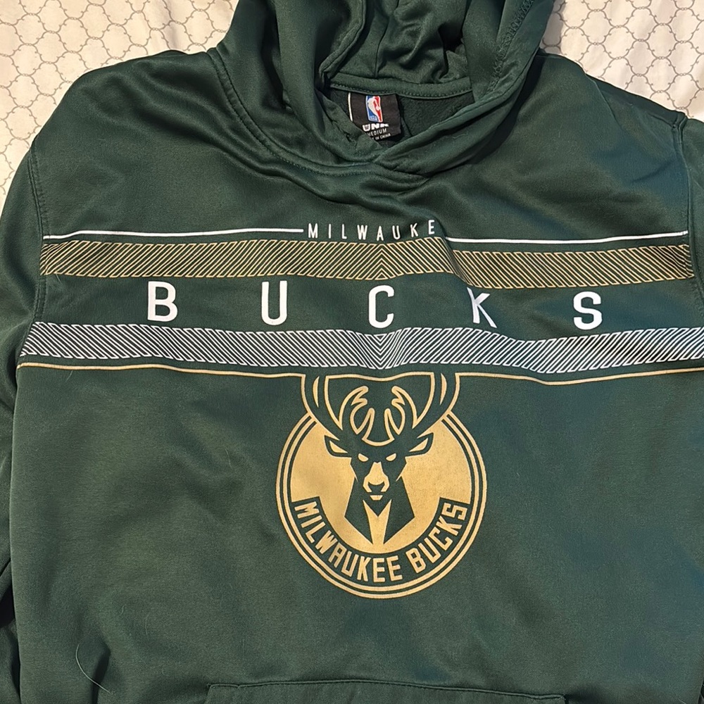 Green and Gold Hoodie Sweatshirt